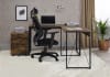 Zaidin Executive Home Office Desk in Weathered Oak & Black Finish by Acme - 92600 - Image 5 of 0