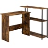 Ievi Executive Home Office Desk in Weathered Oak & Black Finish by Acme - 92750 - Image 2 of 0