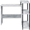 Ievi Executive Home Office Desk in Antique White & Black Finish by Acme - 92752 - Image 1 of 0