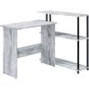 Ievi Executive Home Office Desk in Antique White & Black Finish by Acme - 92752 - Image 2 of 0
