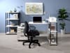 Ievi Executive Home Office Desk in Antique White & Black Finish by Acme - 92752 - Image 4 of 0