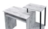 Lyphre Executive Home Office Desk in Antique White & Black Finish by Acme - 92762 - Image 4 of 0