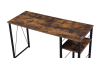 Vadna Executive Home Office Desk in Weathered Oak & Black Finish by Acme - 92765 - Image 3 of 0