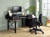 Settea Executive Home Office Desk in Black Finish by Acme - 92799 - Image 5 of 0