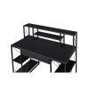 Amiel Executive Home Office Desk in Black Finish by Acme - 92877 - Image 4 of 0