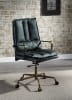 Tinzud Office Chair in Dark Green Top Grain Leather Finish by Acme - 93166 - Image 1 of 0