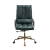 Tinzud Office Chair in Dark Green Top Grain Leather Finish by Acme - 93166 - Image 2 of 0