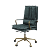 Tinzud Office Chair in Dark Green Top Grain Leather Finish by Acme - 93166 - Image 3 of 0