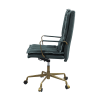 Tinzud Office Chair in Dark Green Top Grain Leather Finish by Acme - 93166 - Image 4 of 0