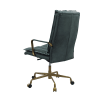 Tinzud Office Chair in Dark Green Top Grain Leather Finish by Acme - 93166 - Image 5 of 0