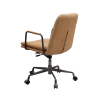 Eclarn Office Chair in Rum Top Grain Leather Finish by Acme - 93174 - Image 4 of 0