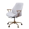 Argrio Office Chair in Vintage White Top Grain Leather Finish by Acme - 93241 - Image 3 of 0