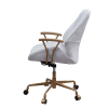 Argrio Office Chair in Vintage White Top Grain Leather Finish by Acme - 93241 - Image 4 of 0