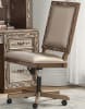 Orianne 2 Piece Computer Desk and Hutch in Antique Gold Finish by Acme - 93790 - Image 3 of 0