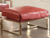 Quinto Accent Chair in Antique Red Top Grain Leather & Stainless Steel Finish by Acme - 96672 - Image 3 of 0