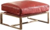 Quinto Accent Chair in Antique Red Top Grain Leather & Stainless Steel Finish by Acme - 96672 - Image 4 of 0