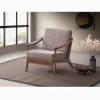 Lide Accent Chair in Light Brown Fabric and Brown Finish by Acme - AC02378 - Image 5 of 0