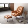 Zusa Accent Chair and Ottoman in Sandstone Top Grain Leather Finish by Acme - AC02379 - Image 2 of 0