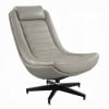 Piran Accent Chair w/Swivel in Twilight Top Grain Leather Finish by Acme - AC02584 - Image 3 of 0