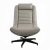 Piran Accent Chair w/Swivel in Twilight Top Grain Leather Finish by Acme - AC02584 - Image 4 of 0