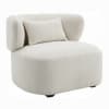Darius Accent Chair w/Pillow in Beige Boucle Finish by Acme - AC02589 - Image 2 of 0