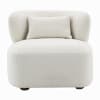 Darius Accent Chair w/Pillow in Beige Boucle Finish by Acme - AC02589 - Image 4 of 0
