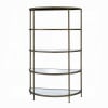 Aditya Rack in Mirrored and Antique Brass Finish by Acme - AC02738 - Image 2 of 0