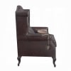 Pino Accent Chair w/Pillow in Vintage Brown Top Grain Leather Finish by Acme - AC02994 - Image 4 of 0