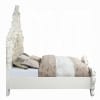 Vanaheim 6 Piece Bedroom Set in Beige Synthetic Leather and Antique White Finish by Acme - BD00671 - Image 3 of 0