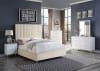 Edzia Bed in Beige Velvet Finish by Acme - BD00963Q - Image 2 of 0
