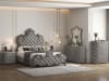 Perine 6 Piece Bedroom Set in Gray Velvet Finish by Acme - BD01062 - Image 2 of 0