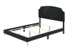 Zeena Bed in Black Velvet Finish by Acme - BD01176Q - Image 3 of 0