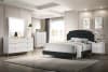 Zeena Bed in Black Velvet Finish by Acme - BD01176Q - Image 4 of 0