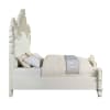 Adara Bed in White PU & Antique White Finish by Acme - BD01248EK - Image 4 of 0