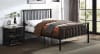 Zudora Twin Bed in Antique Oak & Black Finish by Acme - BD01747T - Image 2 of 0