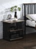Zudora Twin Bed in Antique Oak & Black Finish by Acme - BD01747T - Image 3 of 0