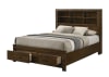 Merrliee II 6 Piece Bedroom Set in Oak Finish by Acme - BD02077 - Image 4 of 0