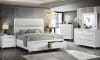 Tarian Bed in White Boucle & Pearl White Finish by Acme - BD02317Q - Image 2 of 0
