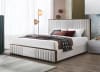 Kaleea Bed in Light Gray Chenille & Walnut Finish by Acme - BD02468Q - Image 4 of 0