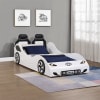 Colen Transitional Twin Car Bed in White Finish by Acme - BD02821T - Image 1 of 0