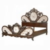 Devany Transitional Queen Bed in Cream and Cherry Finish by Acme - BD03062Q - Image 5 of 0