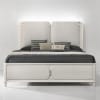 Laveda Contemporary Queen Bed in Light Gray Boucle and Pearl White Finish by Acme - BD03792Q - Image 1 of 0