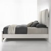 Laveda Contemporary Queen Bed in Light Gray Boucle and Pearl White Finish by Acme - BD03792Q - Image 3 of 0