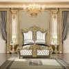 Desiderius 6 Piece Bedroom Set in Antique Gold and Brown Finish by Acme - BD20001 - Image 2 of 0