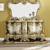 Desiderius 6 Piece Bedroom Set in Antique Gold and Brown Finish by Acme - BD20001 - Image 5 of 0