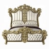 Desiderius Transitional Eastern King Bed in Antique Gold and Brown Finish by Acme - BD20001EK - Image 3 of 0