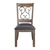 Raphaela 7 Piece Dining Room Set in Weathered Cherry Finish by Acme - DN00980 - Image 5 of 0