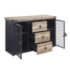 Edina Server in Oak & Sandy Black Finish by Acme - DN01059 - Image 4 of 0