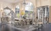 Danae 7 Piece Dining Room Set in Champagne & Gold Finish by Acme - DN01197 - Image 1 of 0
