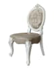 Versailles 5 Piece Round Table Dining Room Set in PU & Bone White Finish by Acme - DN01388 - Image 4 of 0